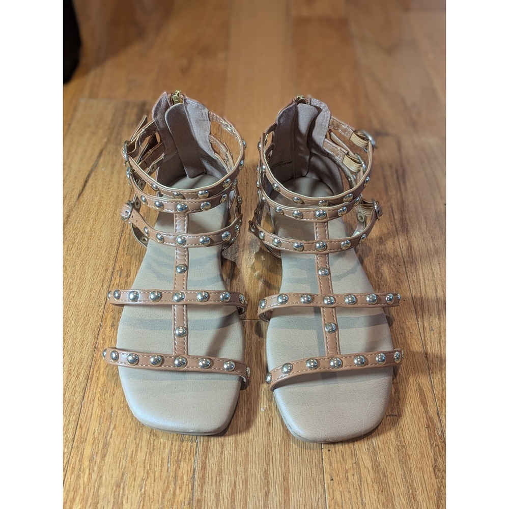 Y2K Studded Gladiator Sandals Strappy Boho Festival Torrid Wide Width Size 7W